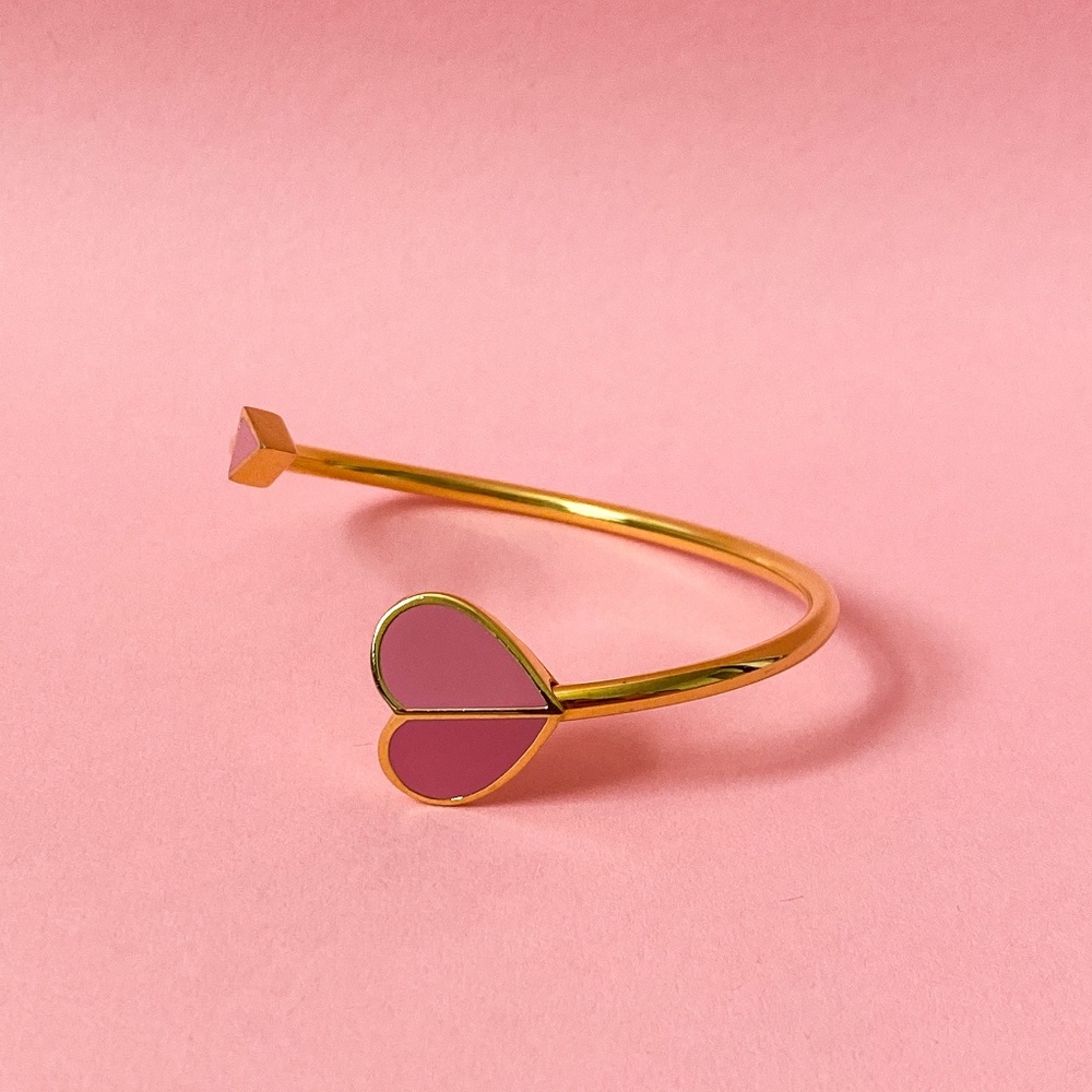 Kate Spade Heritage Spade Enamel Flex Cuff